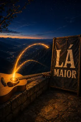 Capa da trilha Tudo em Lá Maior